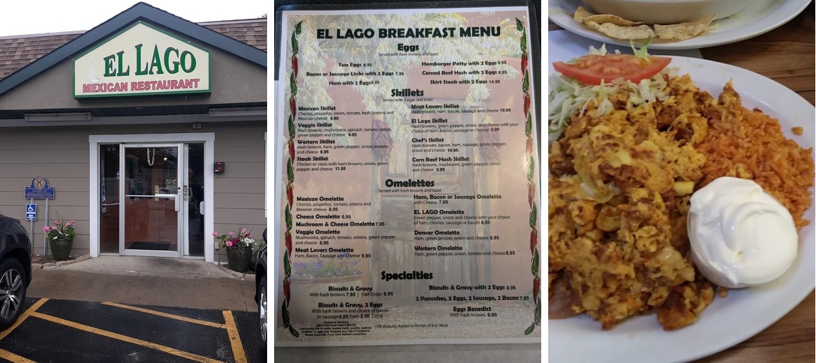 El Lago Menu